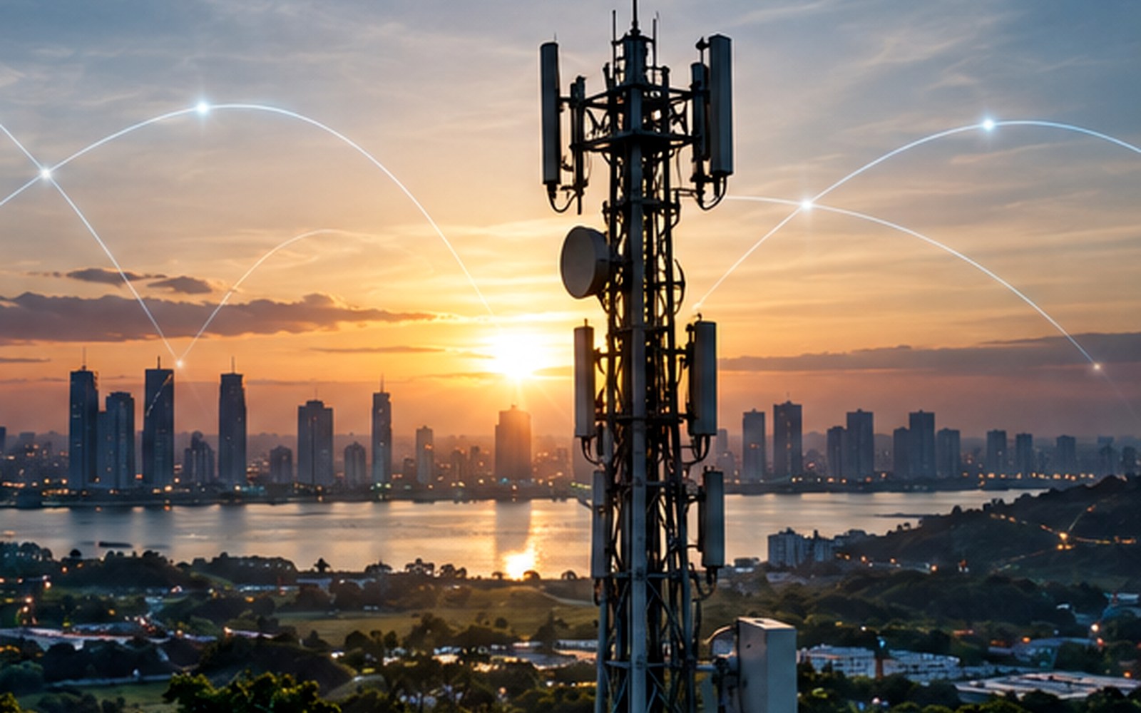 Telecommunications tower and network infrastructure